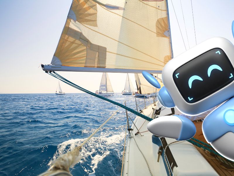 robot pomocnik żeglarstwo